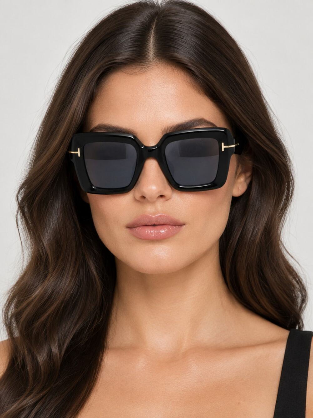 NEW Tom Ford FT1157 01A Shiny Black Sunglasses Authentic